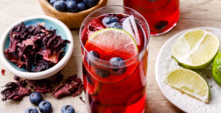 Easy And Refreshing 3 Ingredient Hibiscus Iced Tea Recipe Nurtured Homes