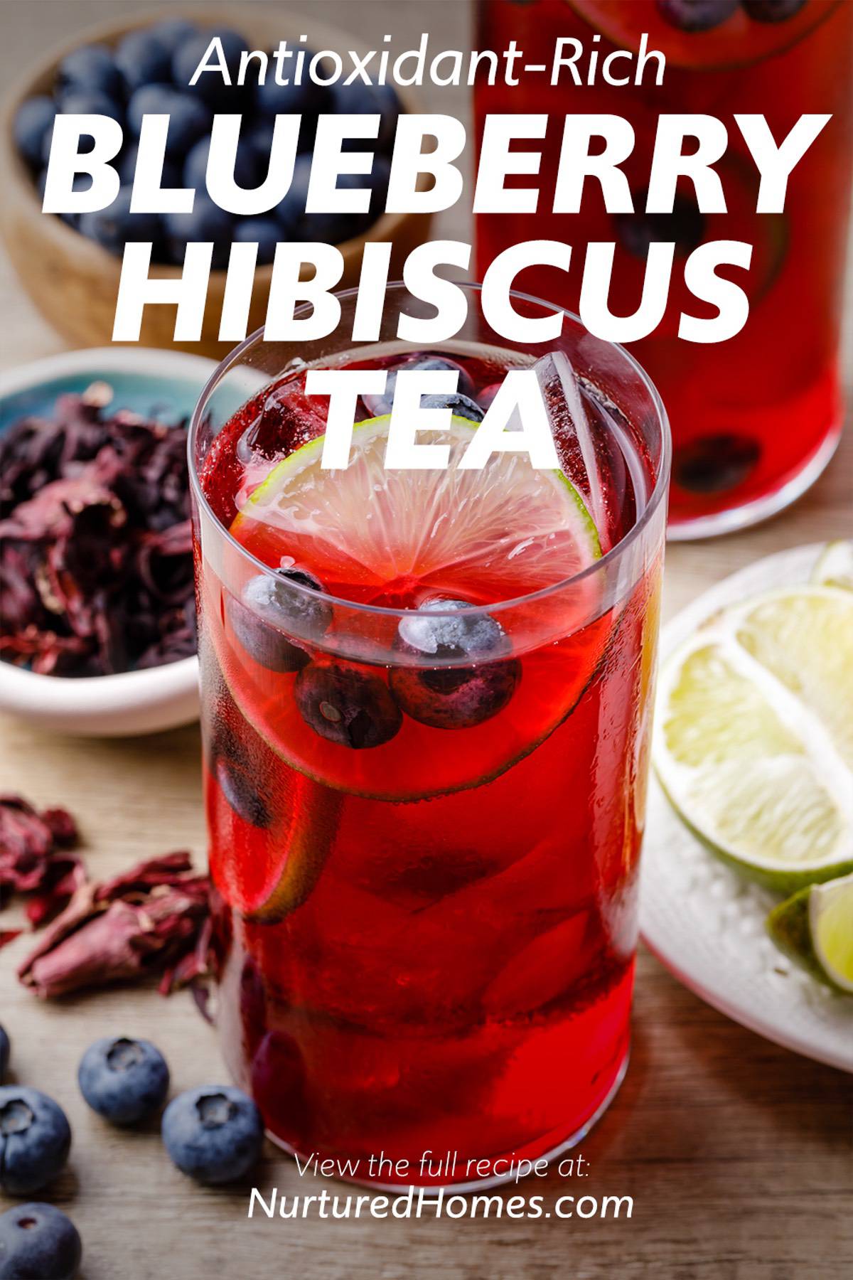 How to Make Antioxidant-Rich Blueberry Hibiscus Tea