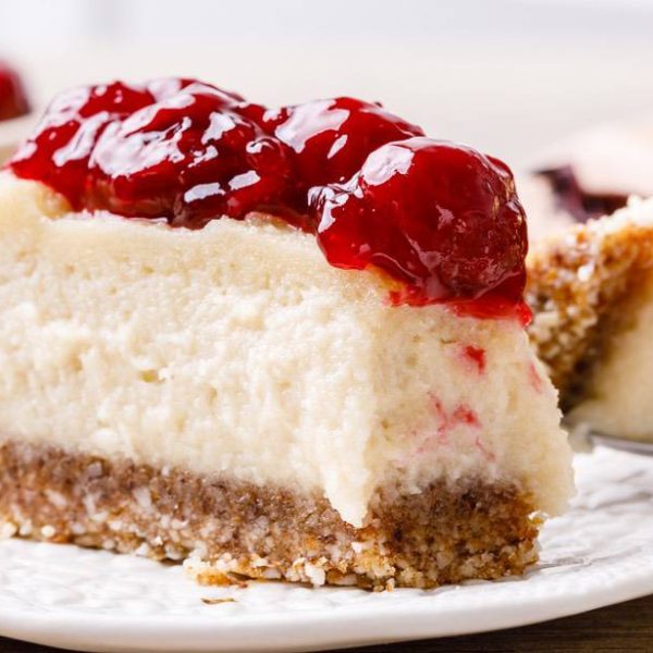 Hibiscus Cherry Cheesecake