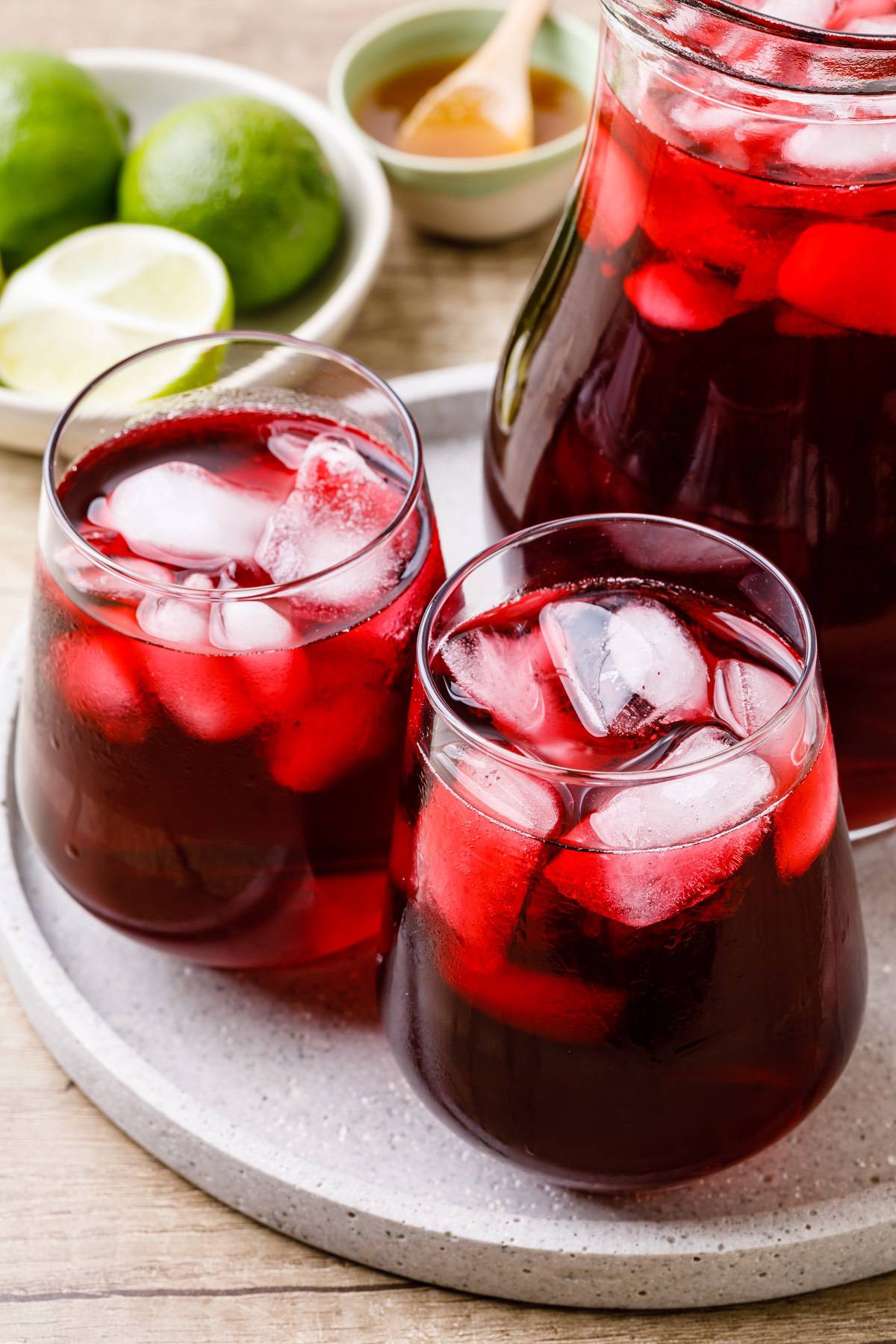 Easy and Refreshing 3Ingredient Hibiscus Iced Tea Recipe