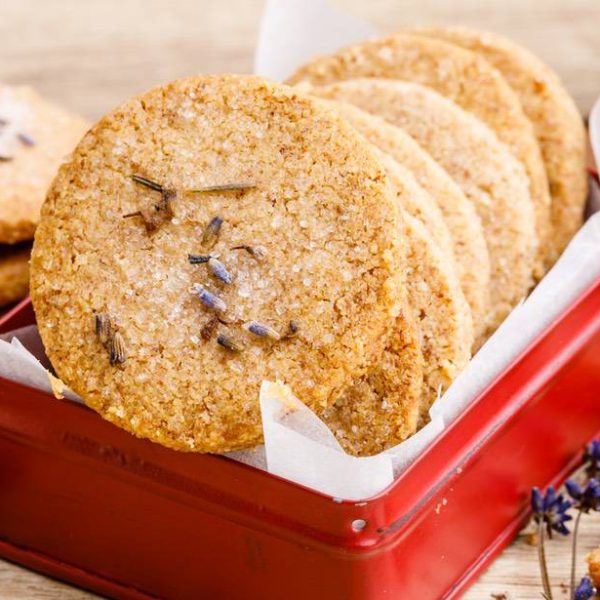Shortbread Lavender Cookies