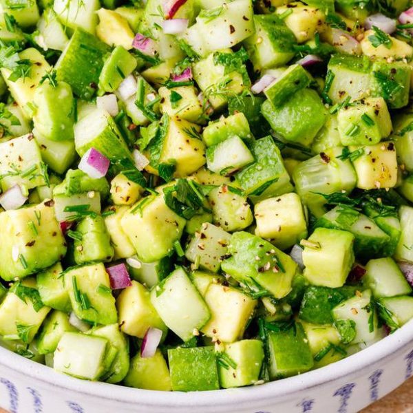 Cucumber Avocado Salad