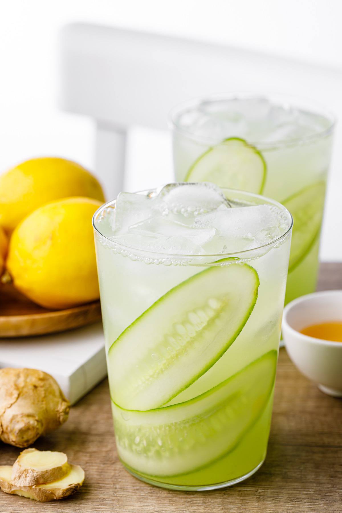 Ginger Cucumber Juice Lemonade