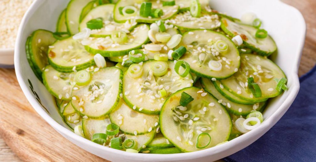 The Best Apple Cider Vinegar Cucumber Salad Ever (ermahgerd ...