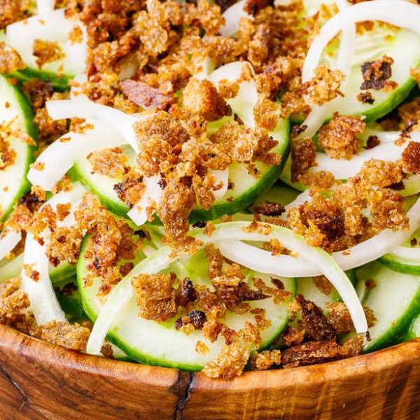 Onion Vinegar Cucumber Salad Recipe