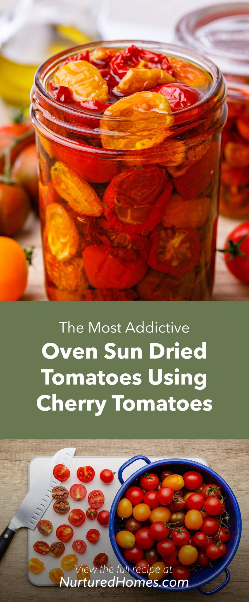 The Most Addictive Oven Sun Dried Tomatoes Using Cherry Tomatoes