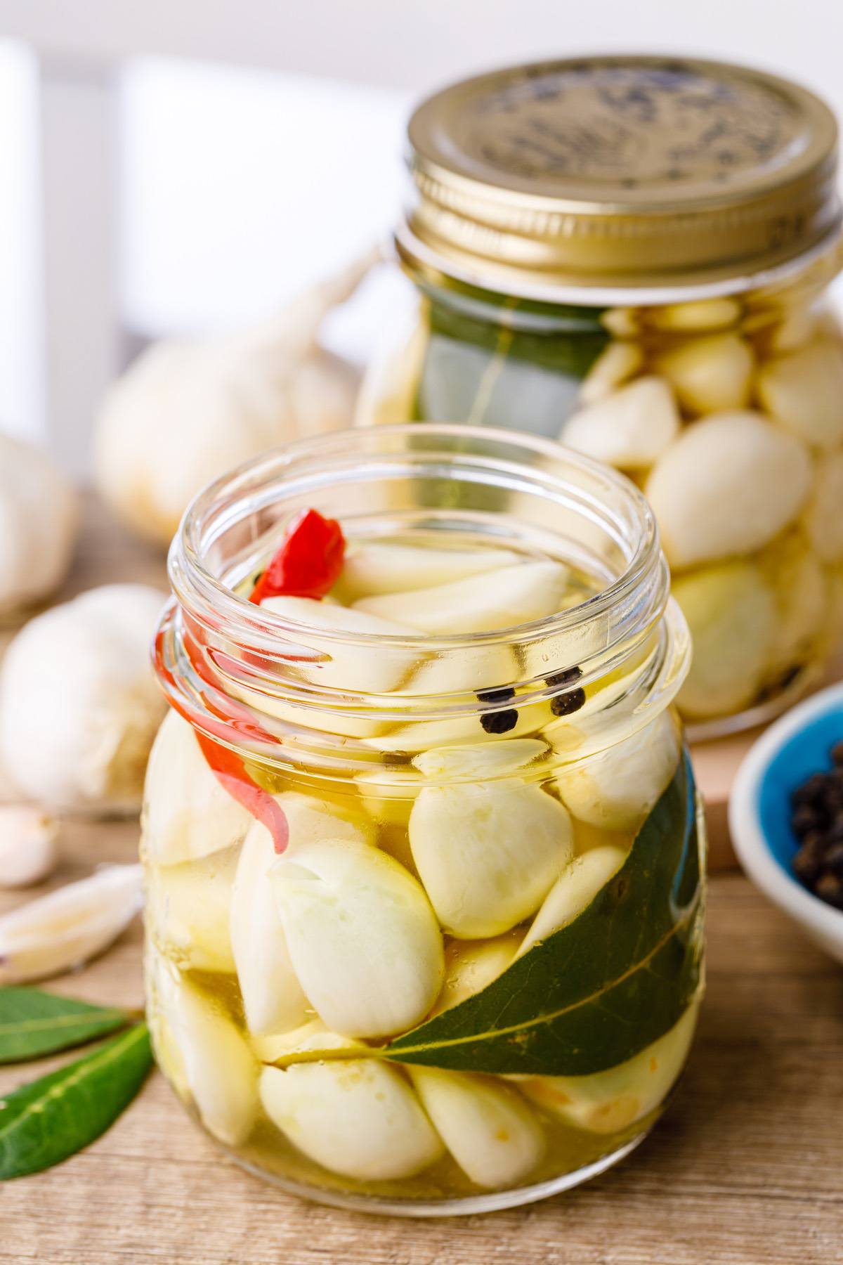 The Best Pickled Garlic (Goes Well with Everything!) - Nurtured Homes