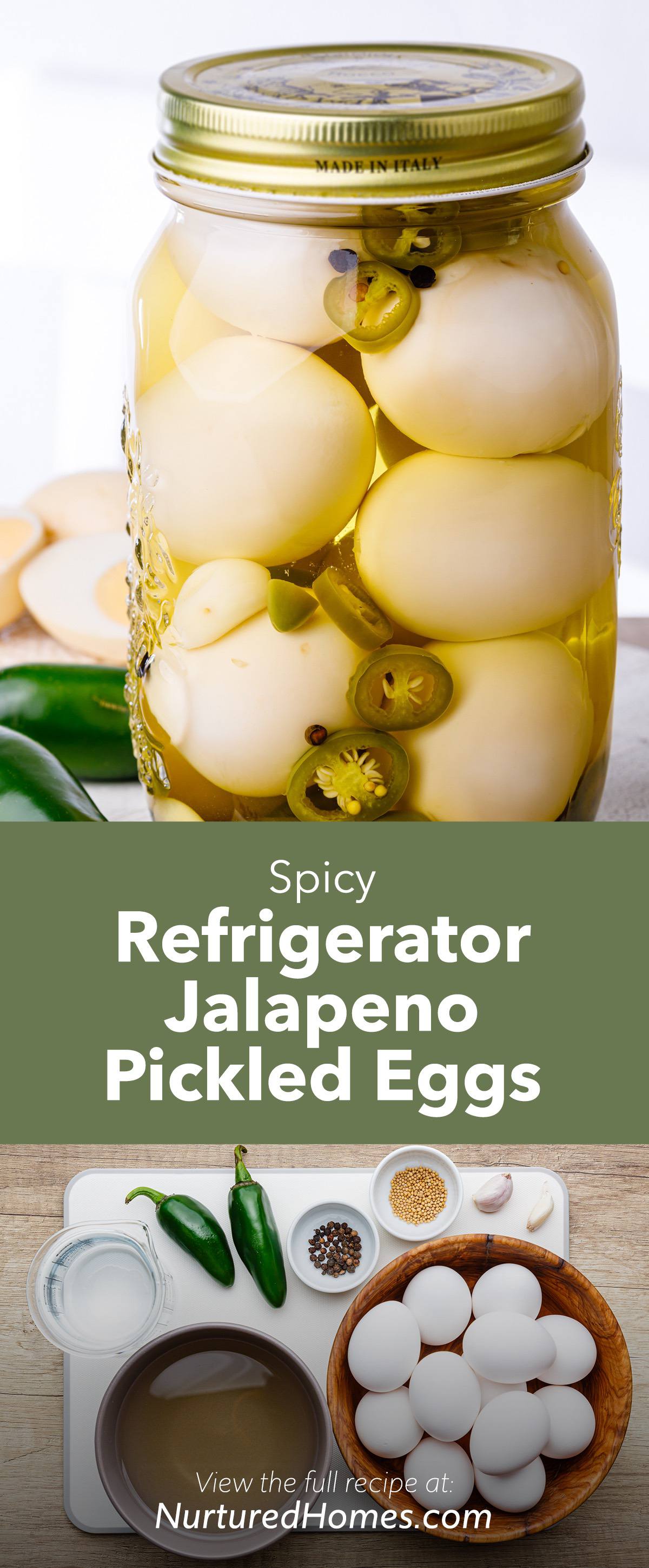 Spicy Jalapeno Pickled Eggs