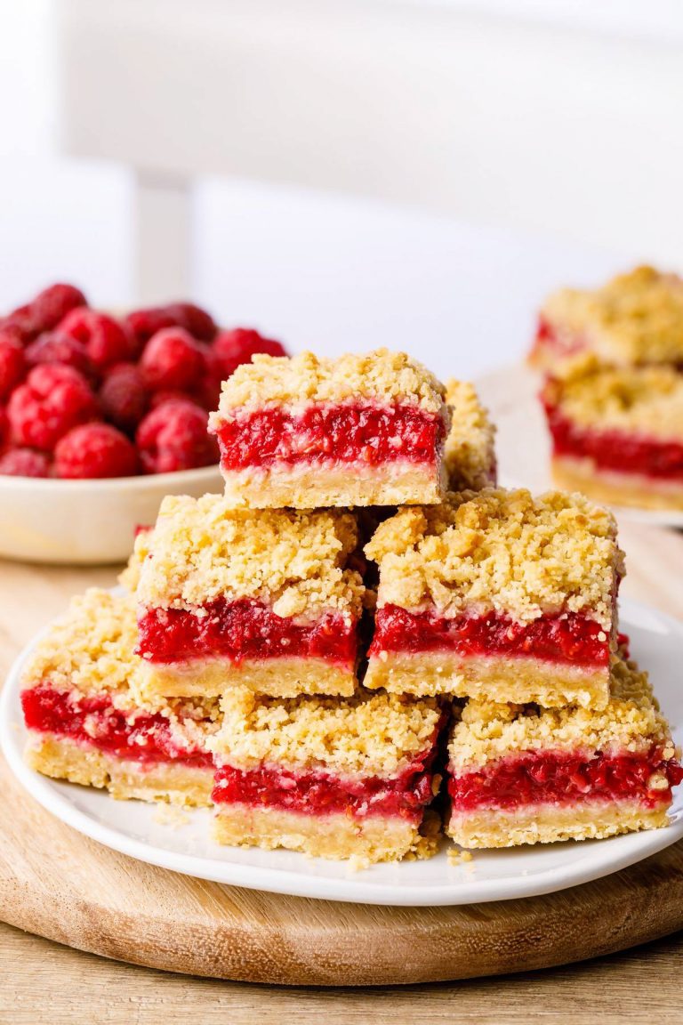 Healthy Raspberry Streusel Breakfast Bars (Nutrient-Dense, High Energy ...