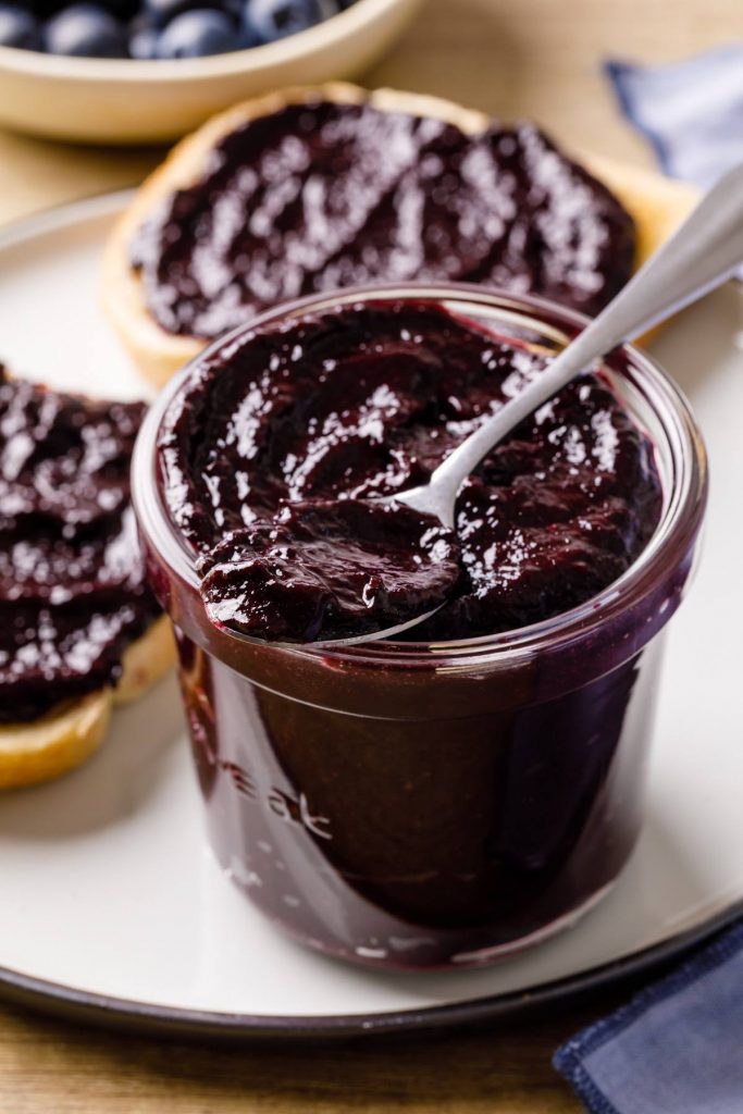 Slow Cooker Blueberry Butter - Nurtured Homes