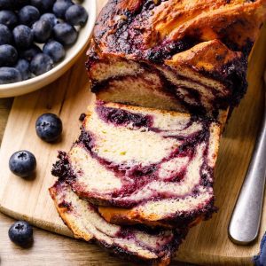 Cream Cheese Blueberry Babka