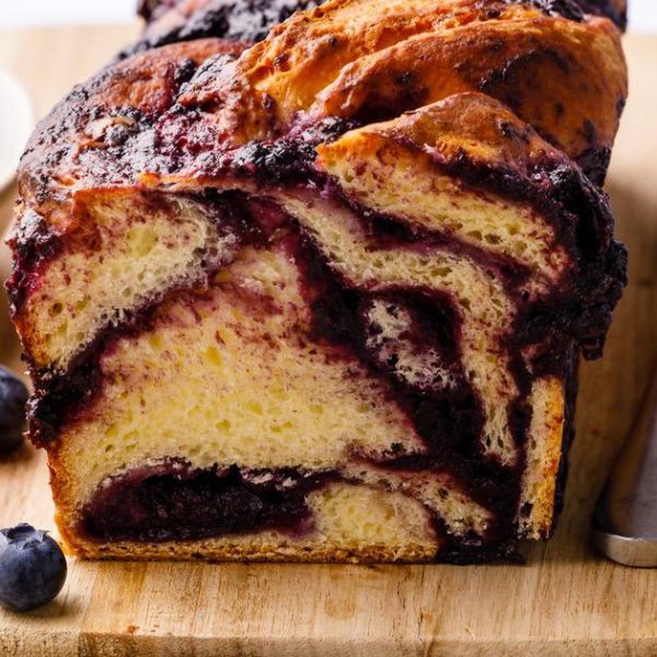 Cream Cheese Blueberry Babka