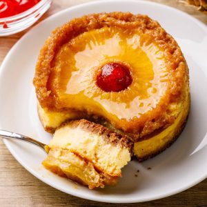 Pineapple Upside Down Cheesecake