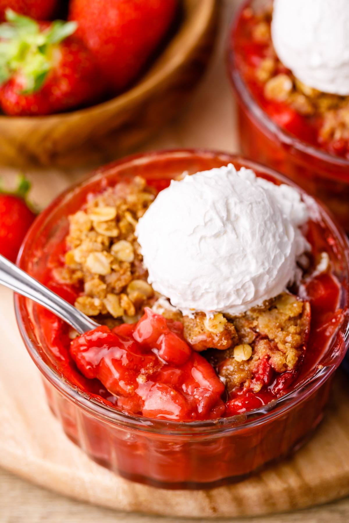 Strawberry Rhubarb Crisp