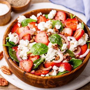 Strawberry Spinach Salad