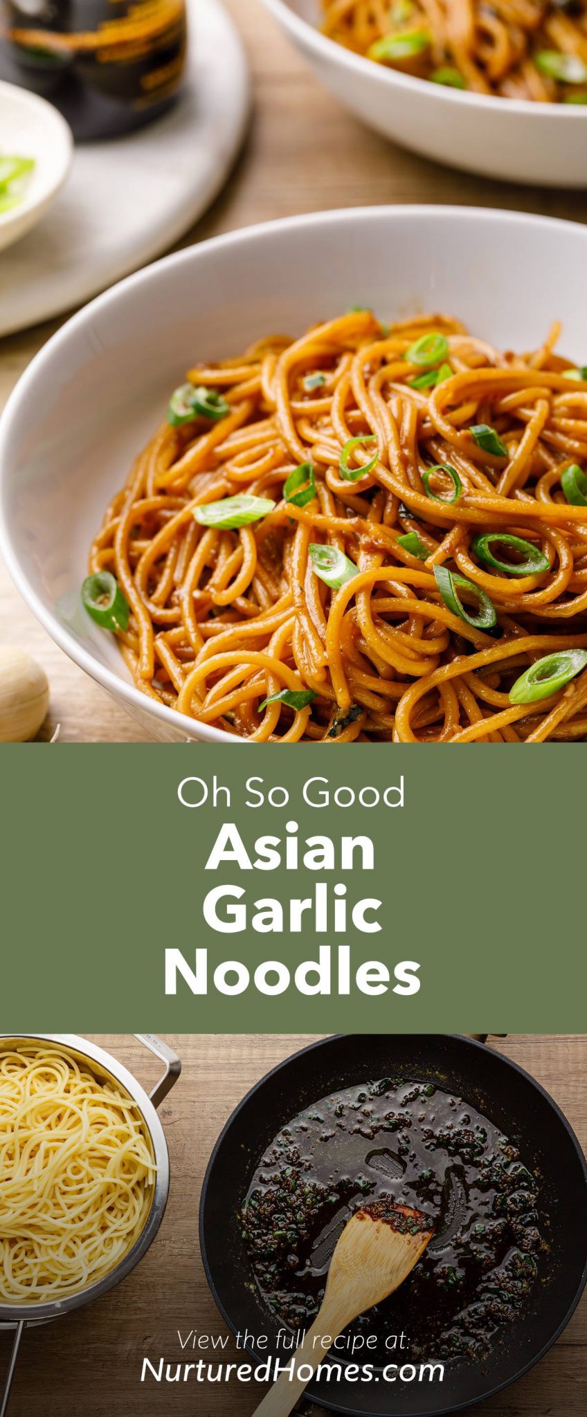 Asian Garlic Noodles - Nurtured Homes