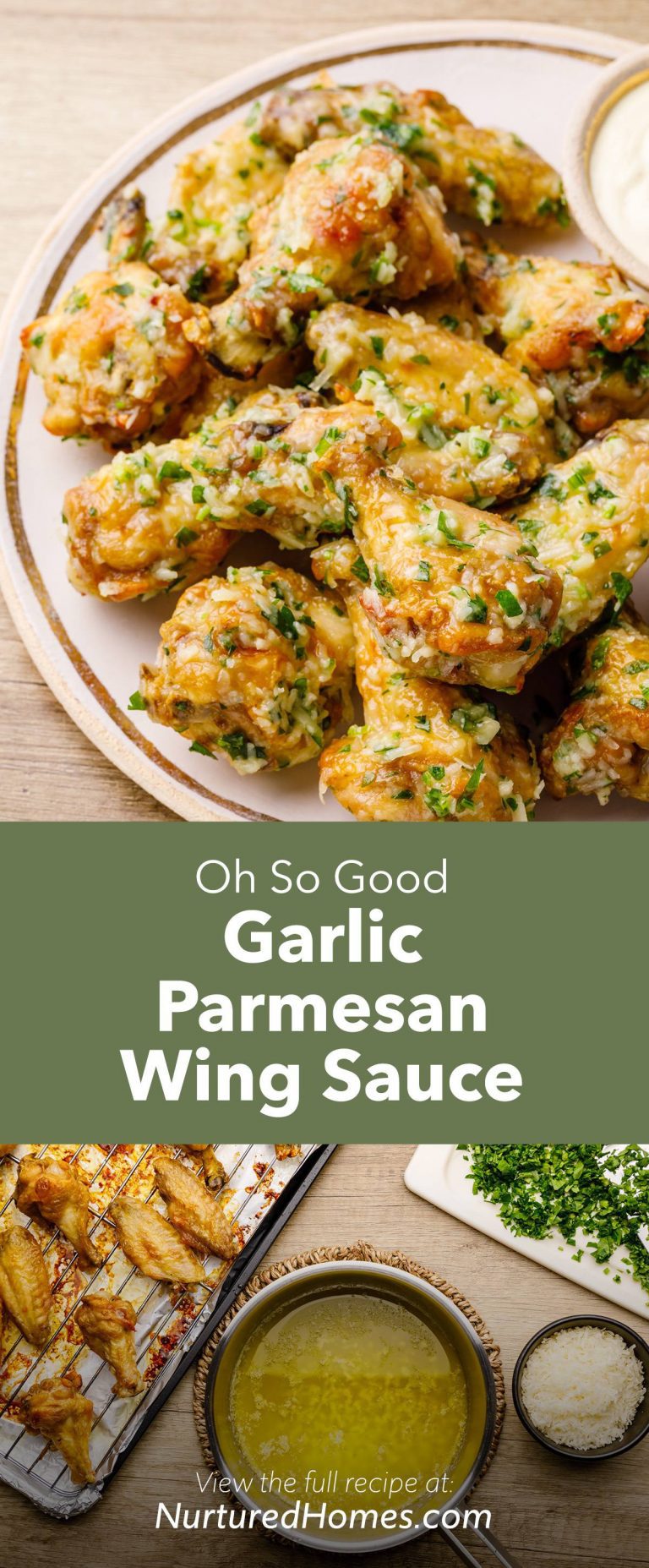 Garlic Parmesan Wing Sauce Nurtured Homes