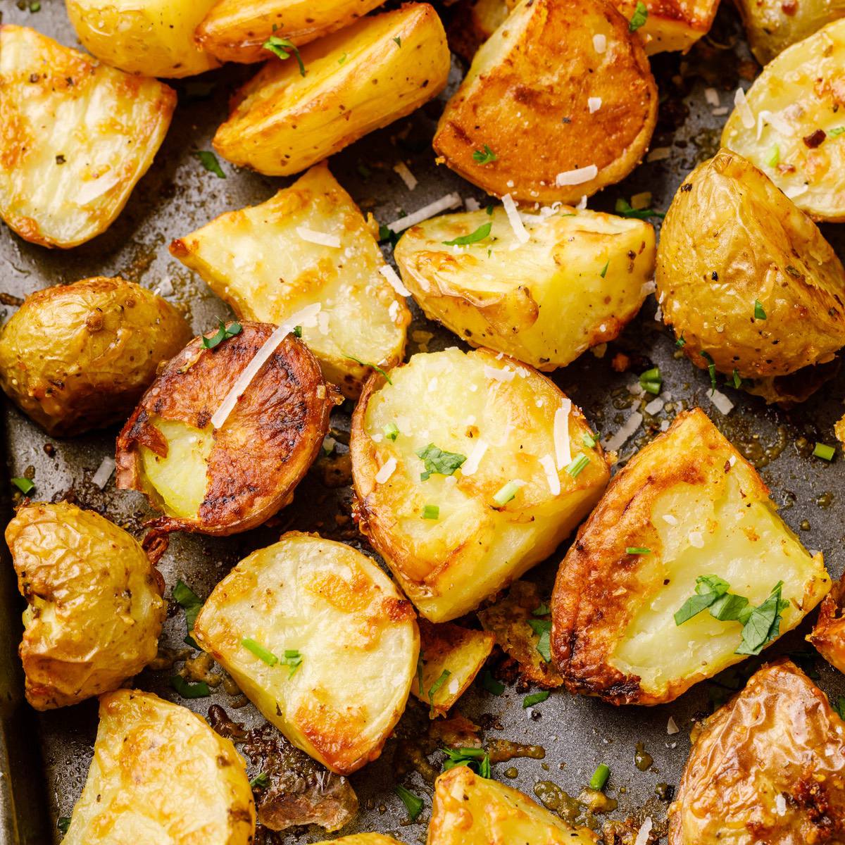 Time-Tested Garlic Roasted Potato Recipe (Try these!) - Nurtured Homes