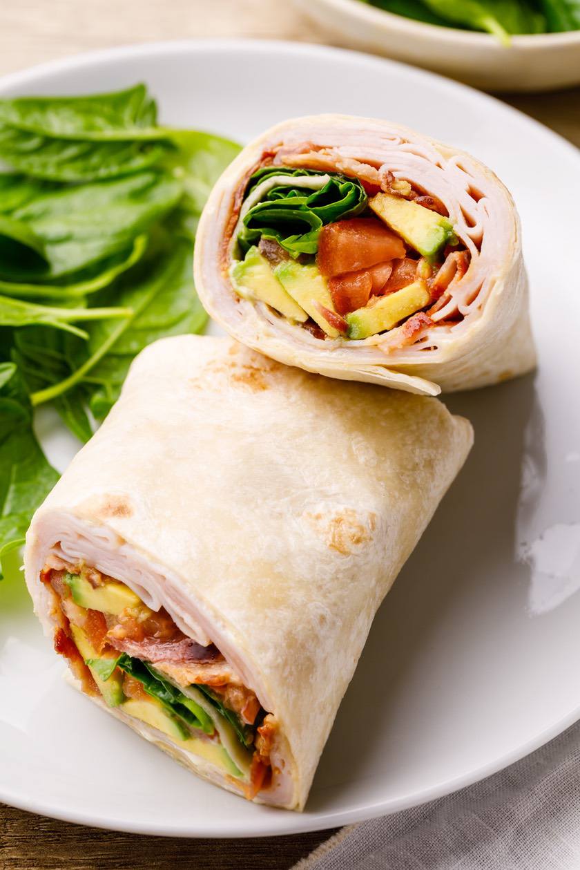 Turkey Spinach Wrap (Easy and Healthy Lunch) Nurtured Homes