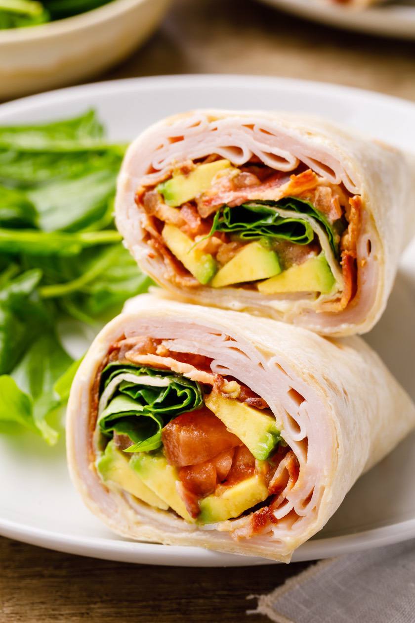 Turkey Spinach Wrap (Easy and Healthy Lunch) - Nurtured Homes