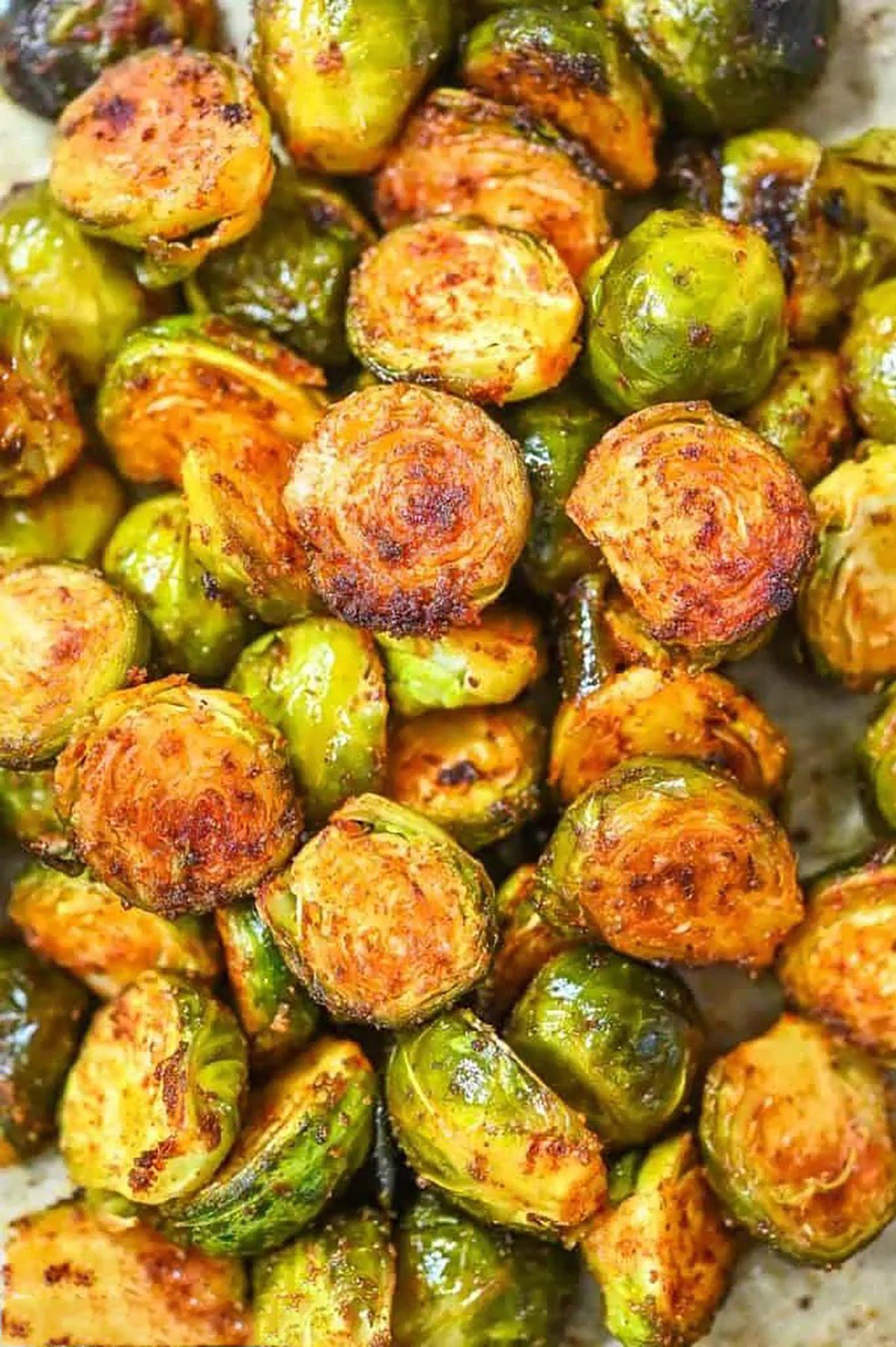 Garlic Roasted Brussels Sprouts