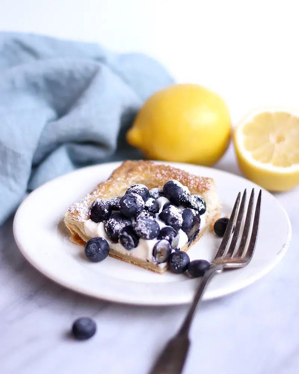 Blueberry Tart with Puff Pastry