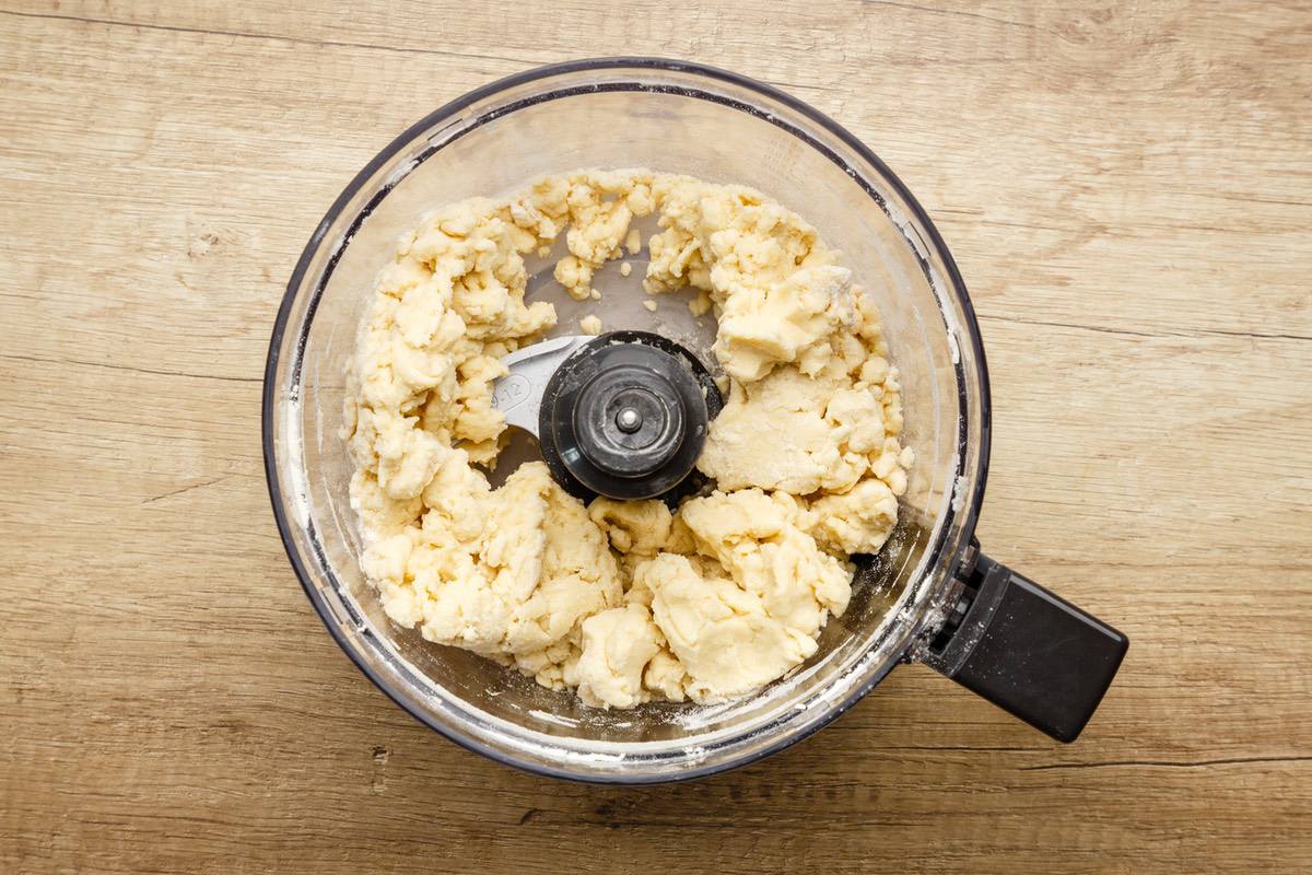 Mixing the Homemade Pie Dough