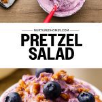 Blueberry Pretzel Salad