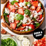 Strawberry Spinach Salad