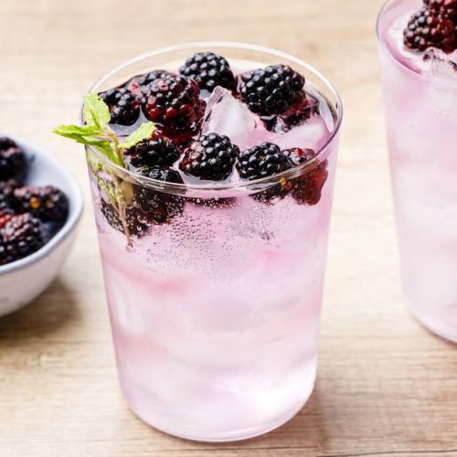 Blackberry Ginger Ale Punch - Nurtured Homes