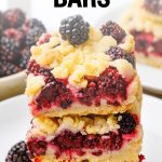 Blackberry Cobbler Bars