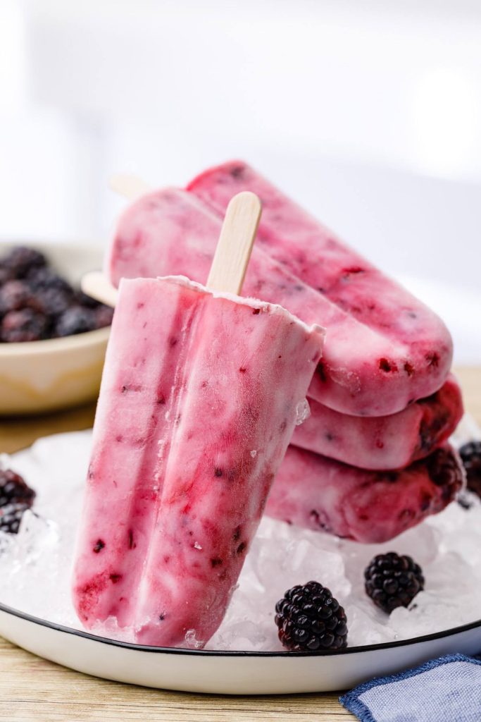 Blackberry Popsicles