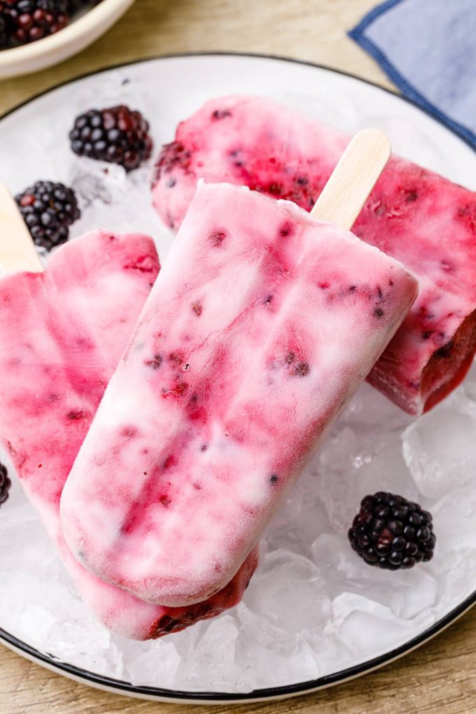 Blackberry Popsicles