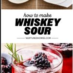 Blackberry Whiskey Sour
