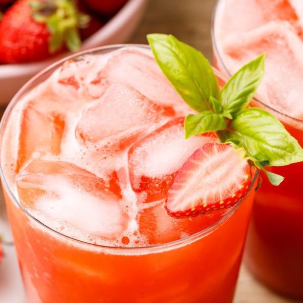 Straberry Basil Lemonade