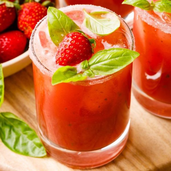 Strawberry Basil Margarita