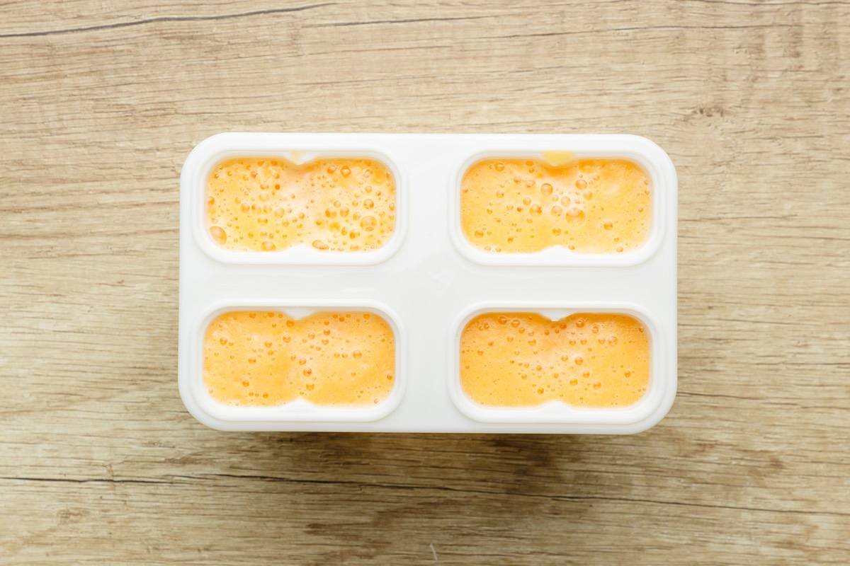 Cantaloupe Popsicles