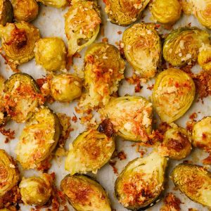 Garlic Roasted Brussel Sprouts