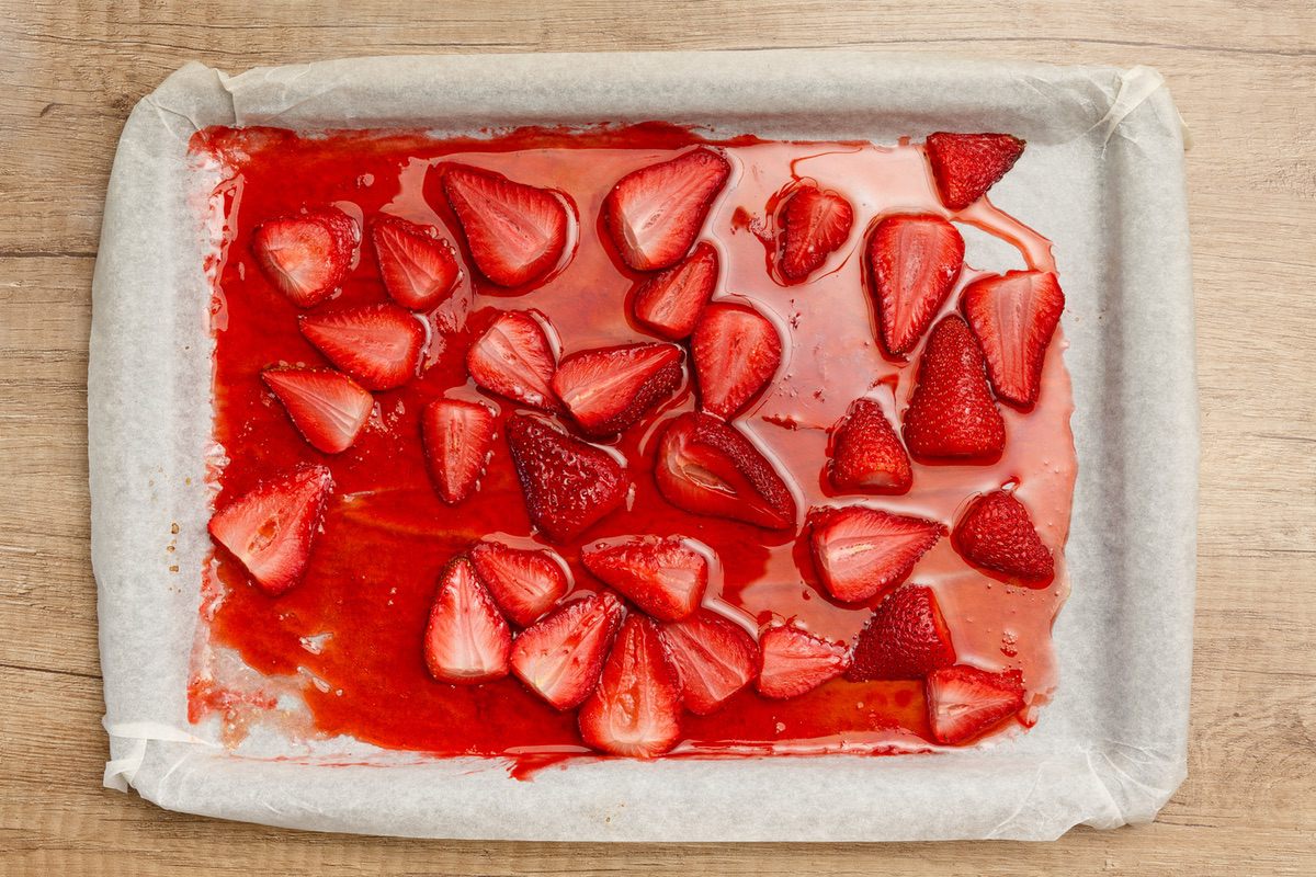 Strawberry Popsicles