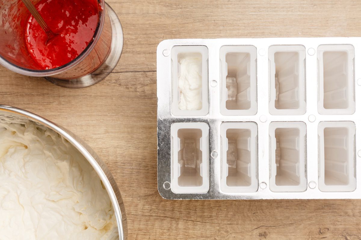 Strawberry Popsicles