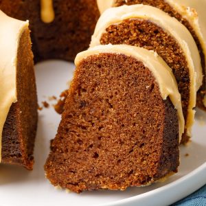Applesauce Caramel Cake
