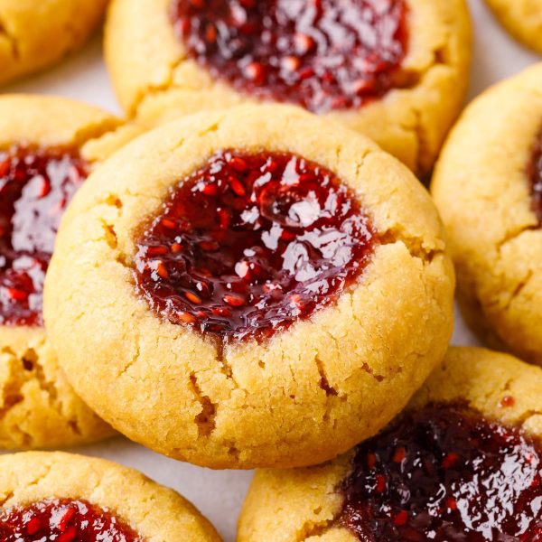 Peanut Butter Thumbprint Cookies