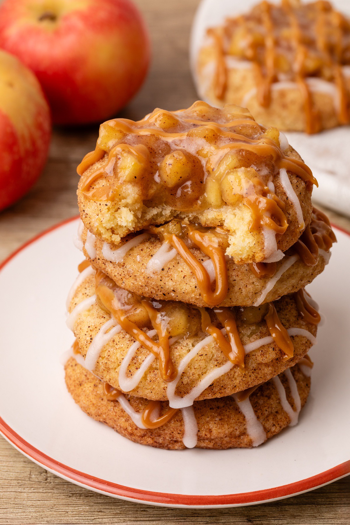Caramel Apple Snickerdoodles