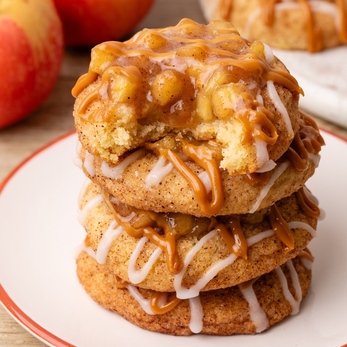Caramel Apple Snickerdoodles