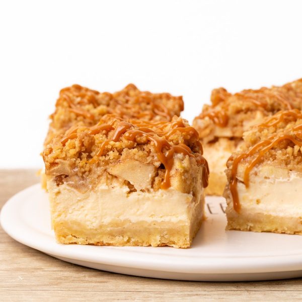 Caramel Apple Cheesecake Bars