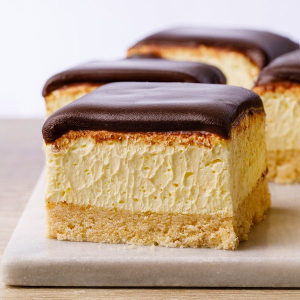 No Bake Boston Cream Pie Bars