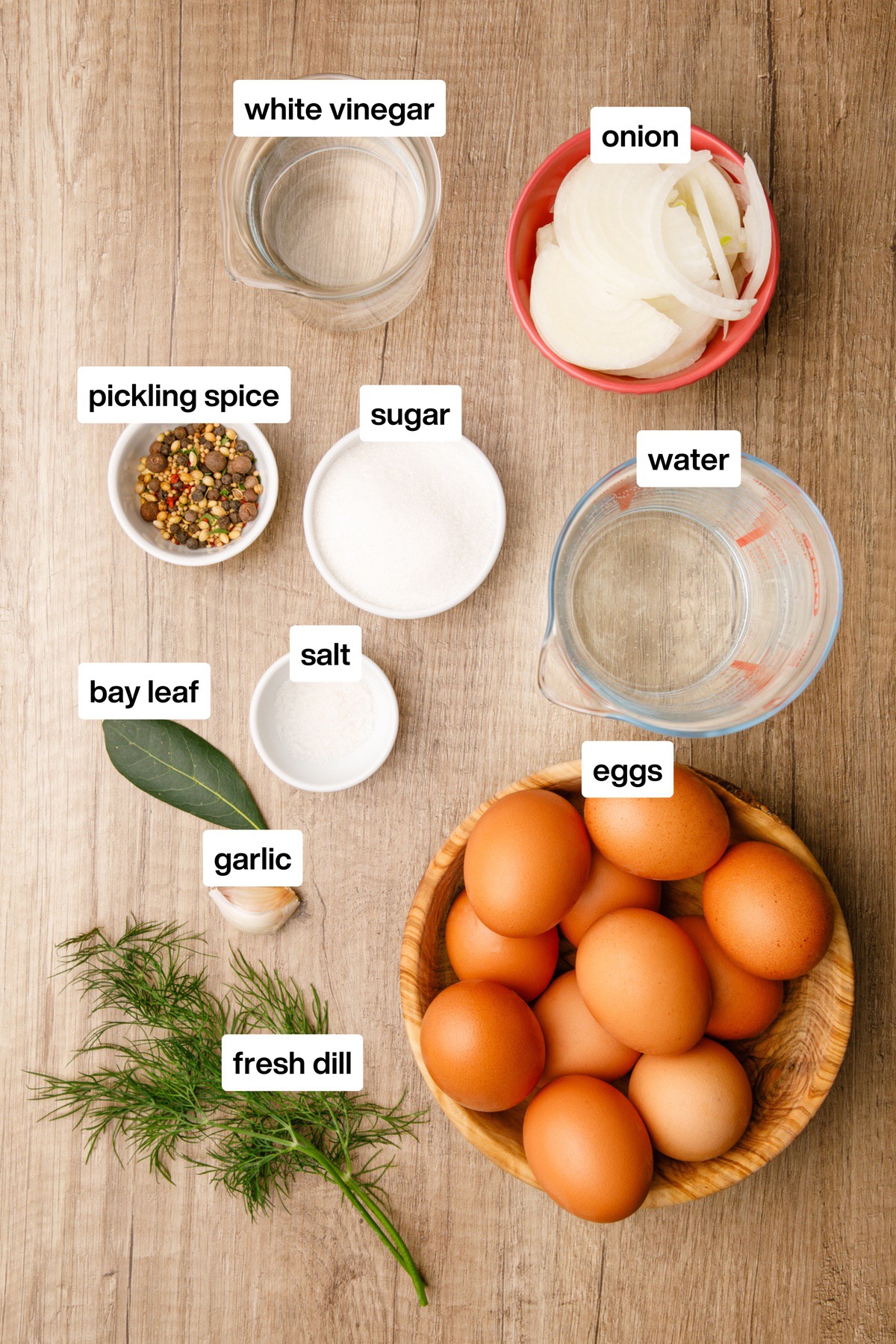 Pickled Egg Ingredients
