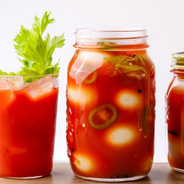 Bloody Mary Pickled Eggs