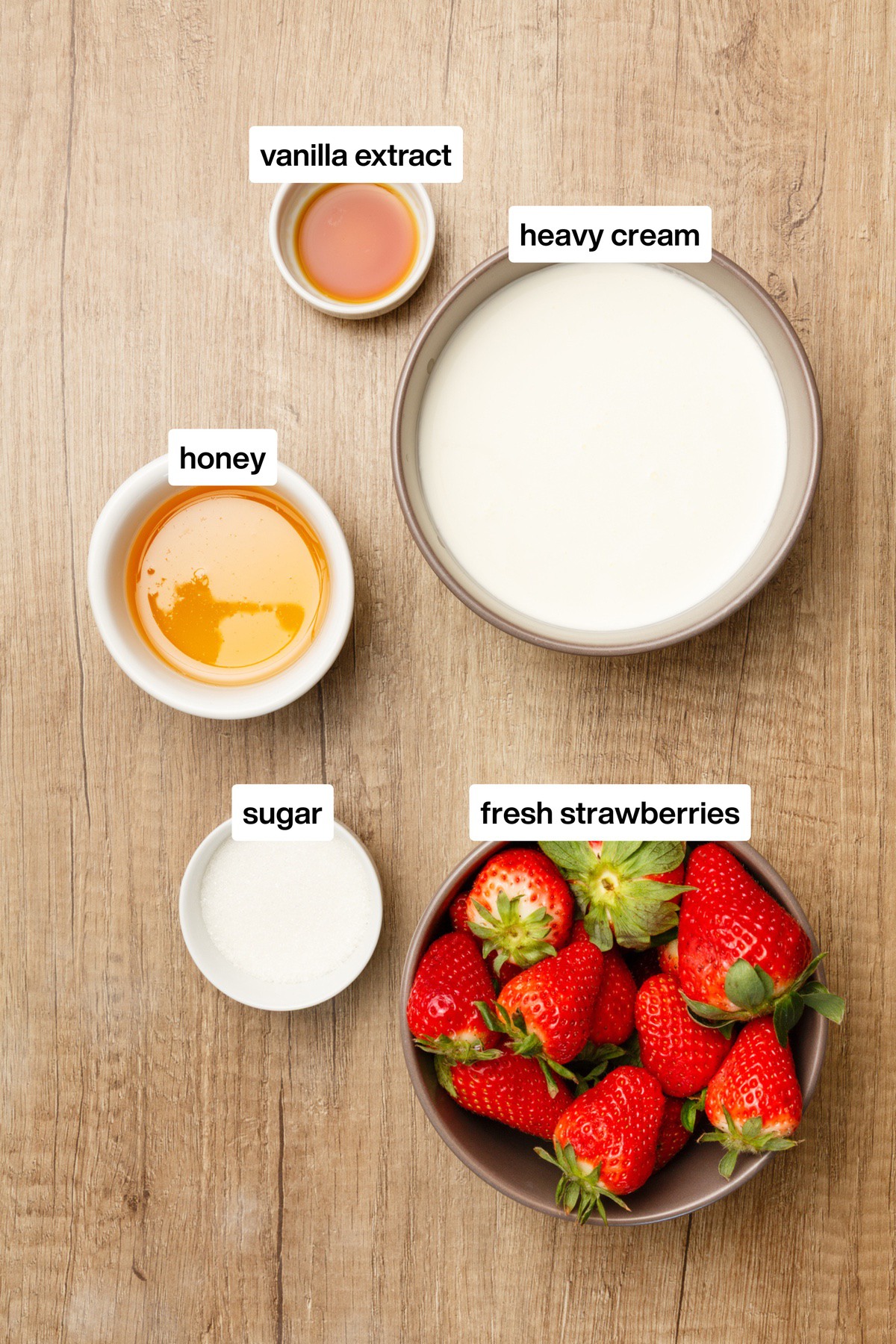 Homemade Strawberry Popsicle Ingredients
