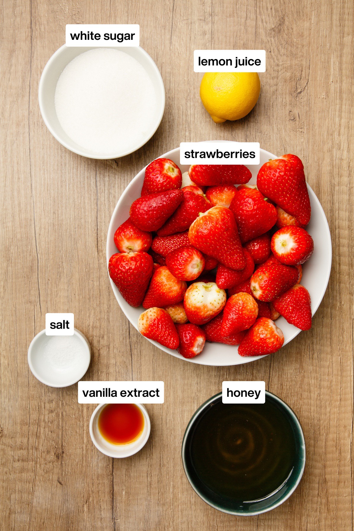 Strawberry Butter Ingredients